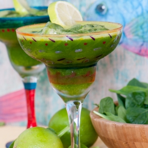 Spinach Margarita - Healthy, Tasty and Beautiful!