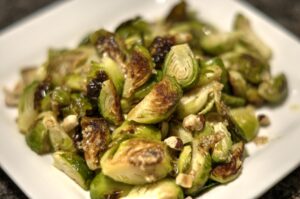 Brussels Sprouts With Hazelnut Butter