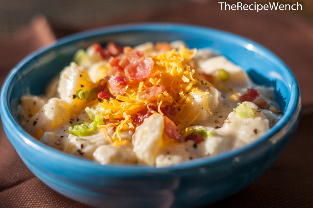 Loaded Potato Soup is quick and simple. An great option for busy weeknights.