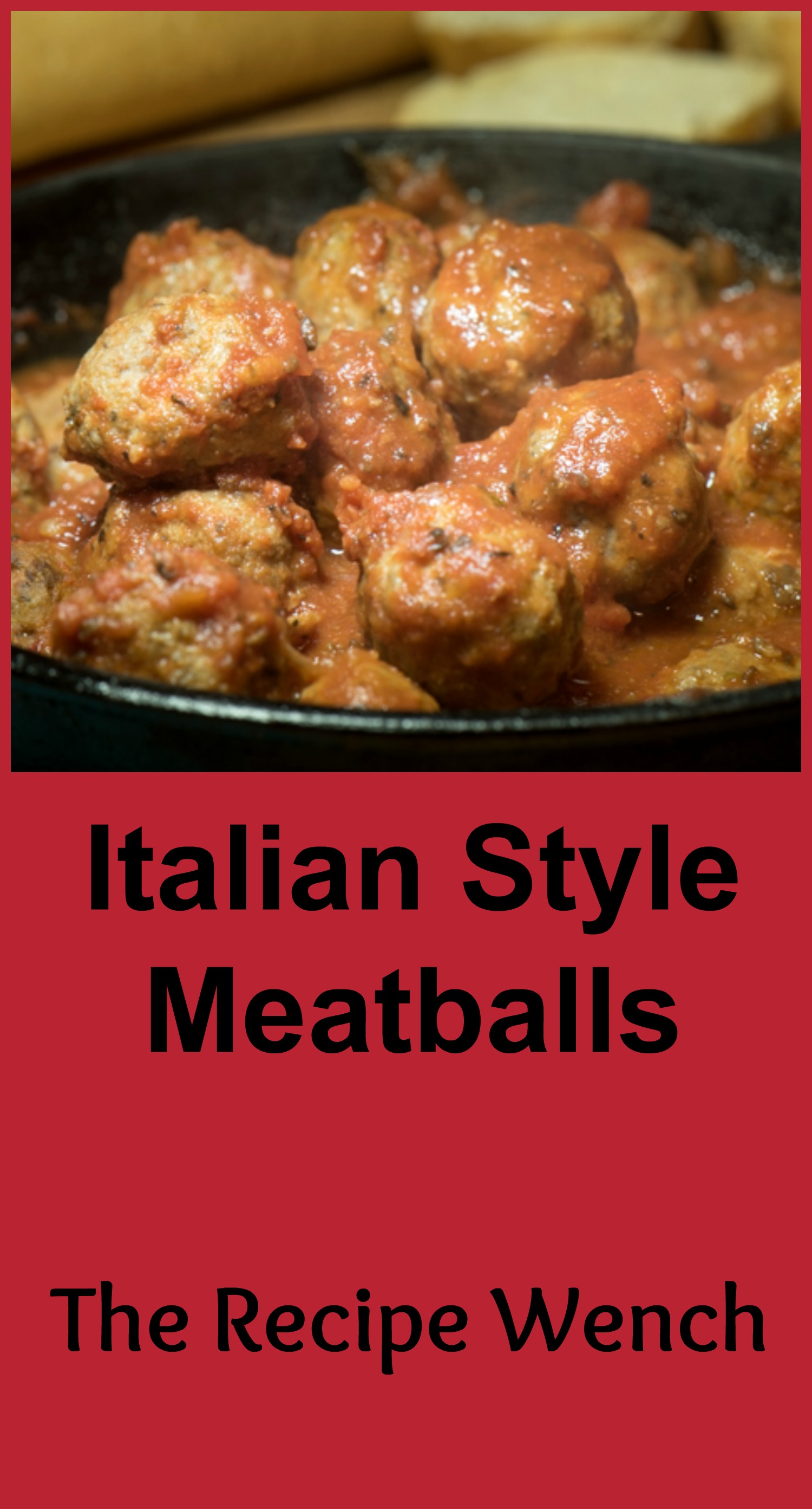 Italian style meatballs - super easy and versatile. Make smaller to serve as appetizers or larger to go into sauce or on a chewy Italian roll with lots of melted mozzarella! | The Recipe Wench