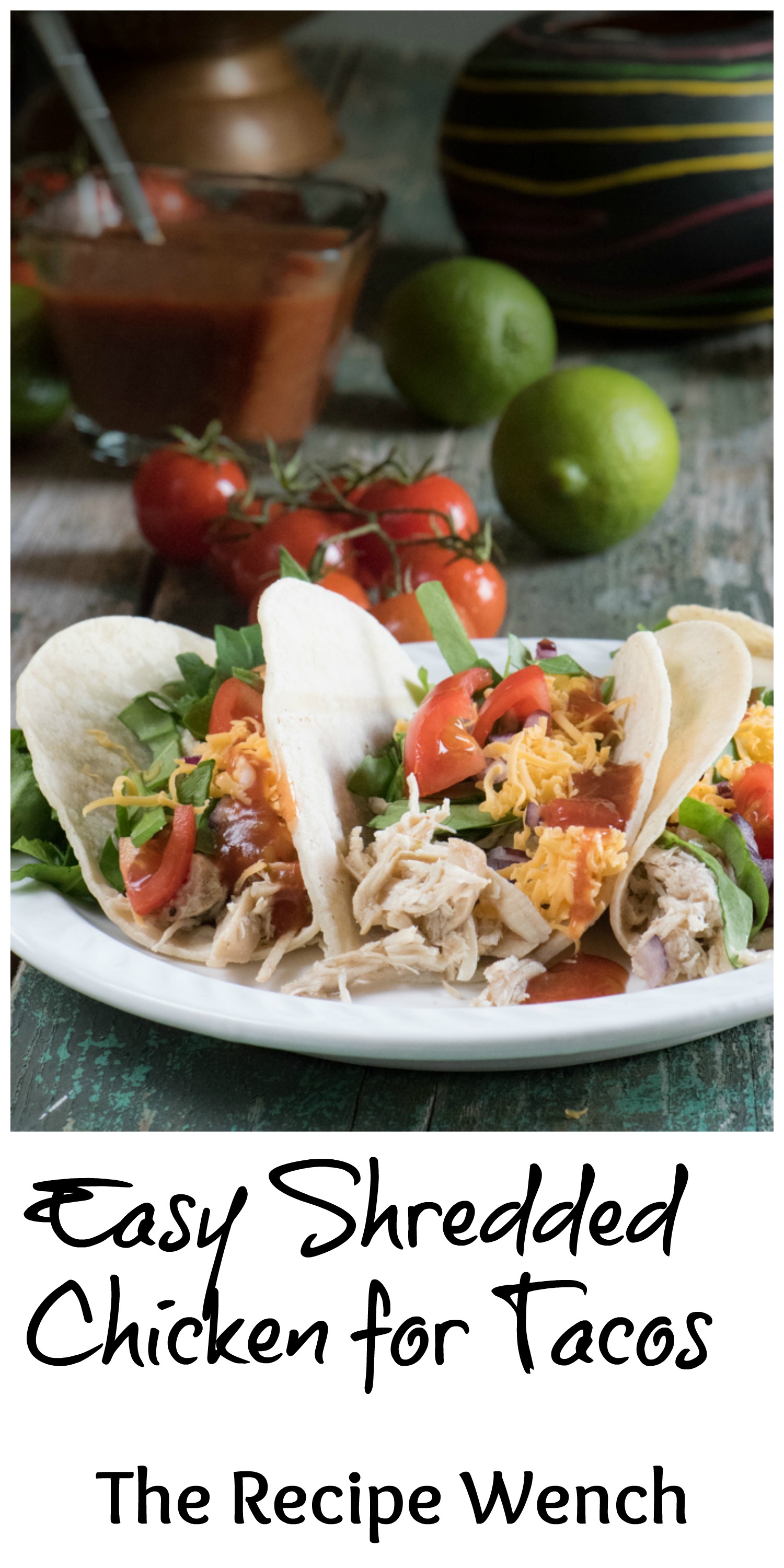 You won't believe this easy shredded chicken recipe. Make extra and store for those hectic last-minute dinners. I do! | The Recipe Wench