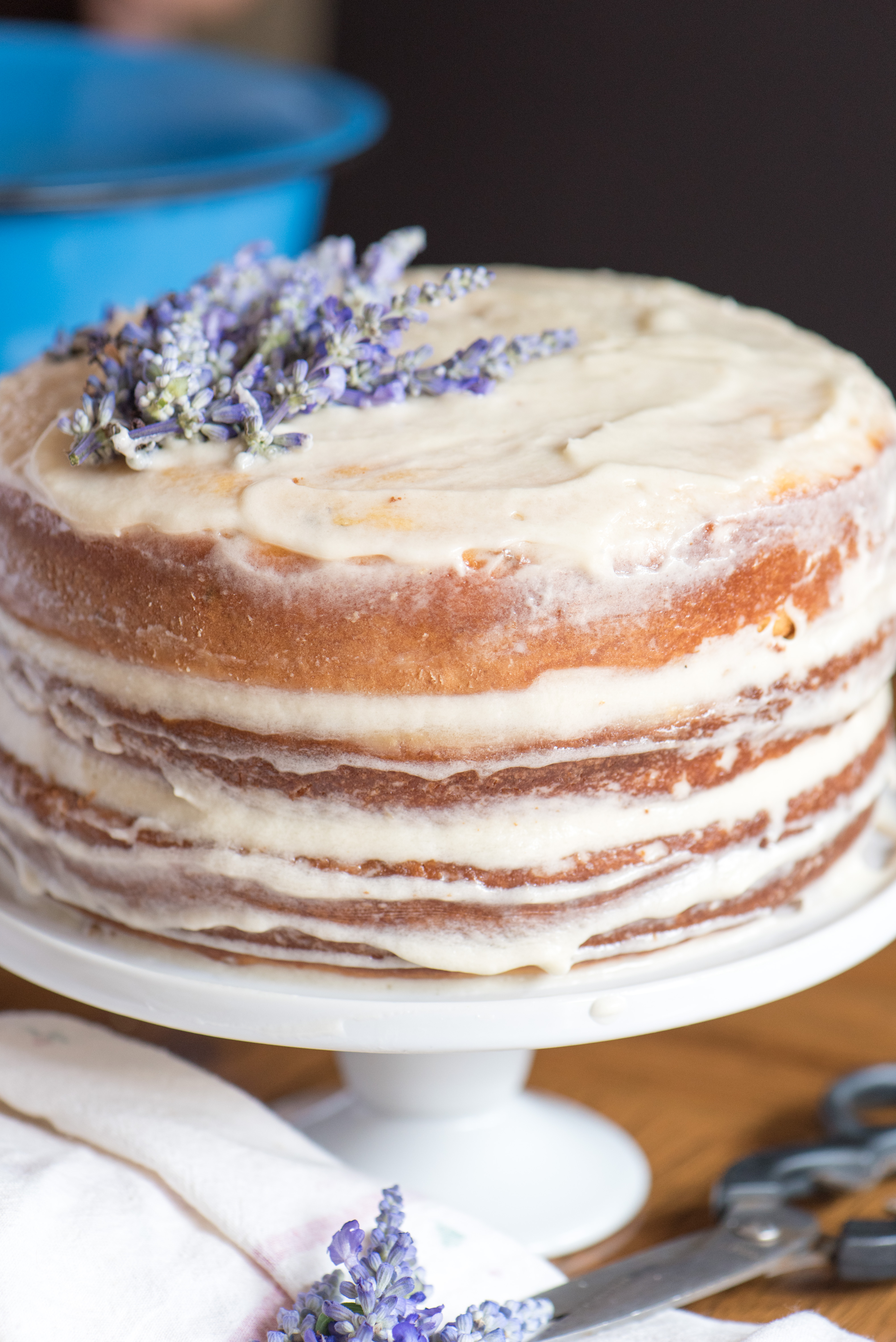 Vanilla Lavender Cake - The Recipe Wench