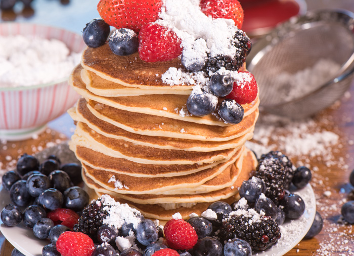 Ricotta pancakes are tender and rich. You'll love these! | The Recipe Wench