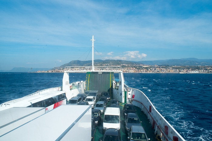 Ferry ride to Sicily