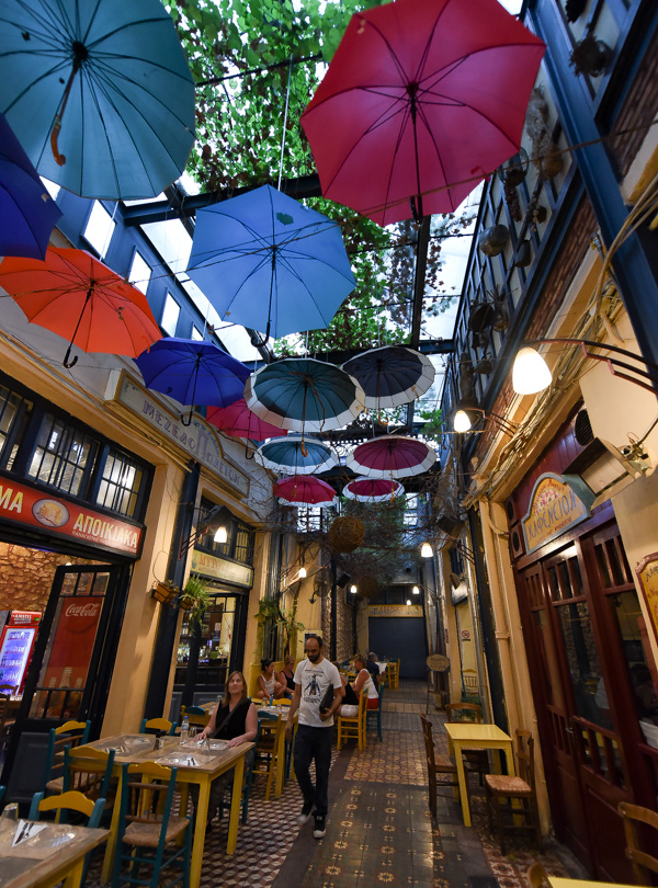 Greece and Santorini trip - adorable restaurant in Athens